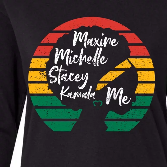 Maxine Michelle Stacey Kamala Me Black Leaders Great Gift Womens Cotton Relaxed Long Sleeve T-Shirt