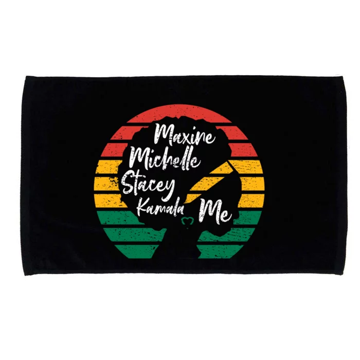 Maxine Michelle Stacey Kamala Me Black Leaders Great Gift Microfiber Hand Towel