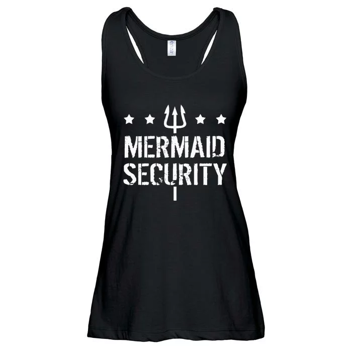 Merman Mermaid Security Funny Swimming Ladies Essential Flowy Tank