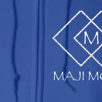 Maji Monk Symbol Full Zip Hoodie