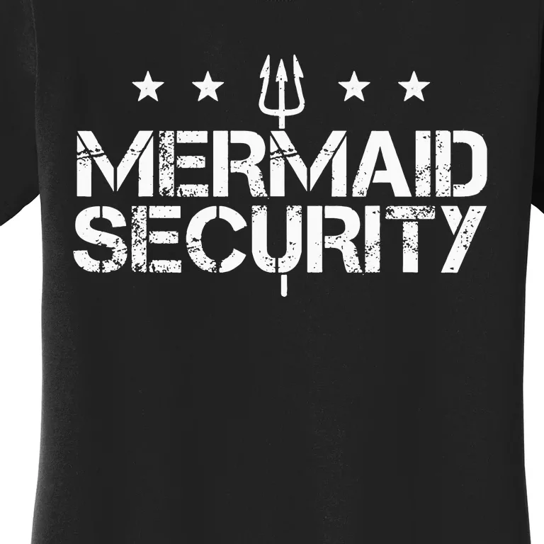 Merman Mermaid Security Gift for Swimming Women's T-Shirt