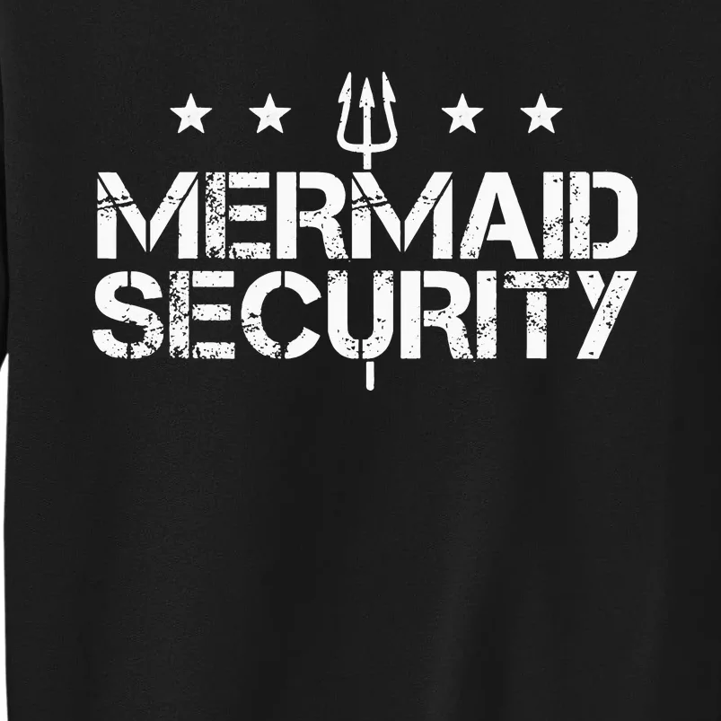 Merman Mermaid Security Funny Swimming Gift Sweatshirt