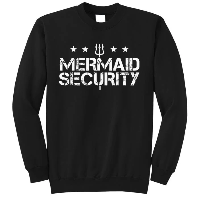 Merman Mermaid Security Funny Swimming Gift Sweatshirt