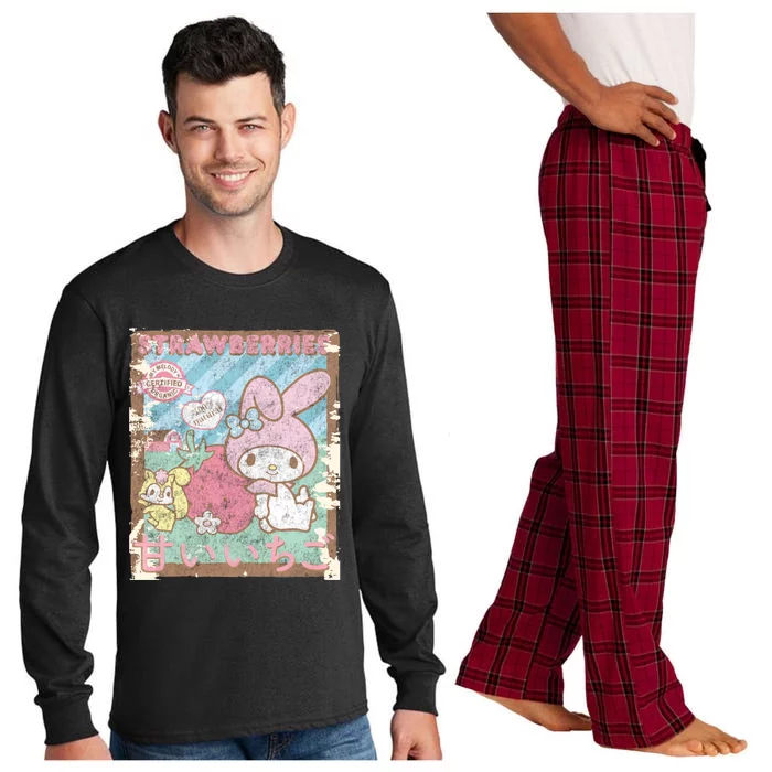 My Melody Strawberry Picking Strawberries Farm Meaningful Gift Long Sleeve Pajama Set