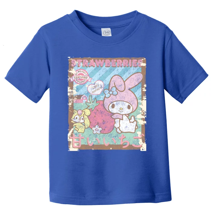 My Melody Strawberry Picking Strawberries Farm Meaningful Gift Toddler T-Shirt