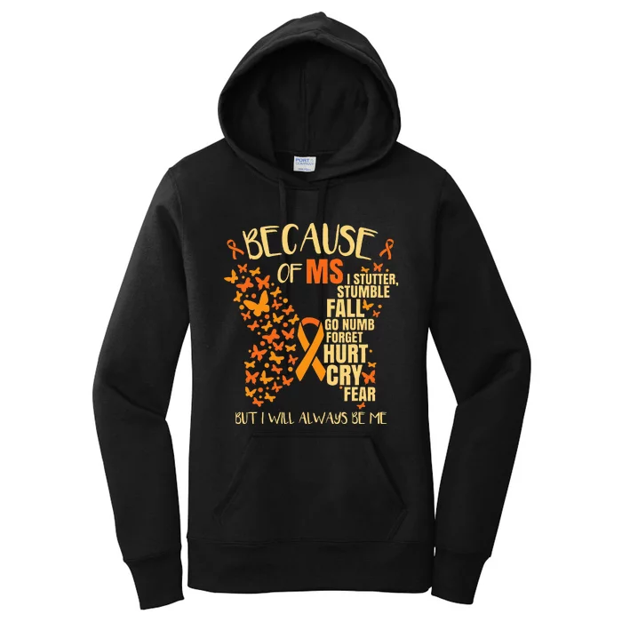 MS Multiple Sclerosis Women's Pullover Hoodie