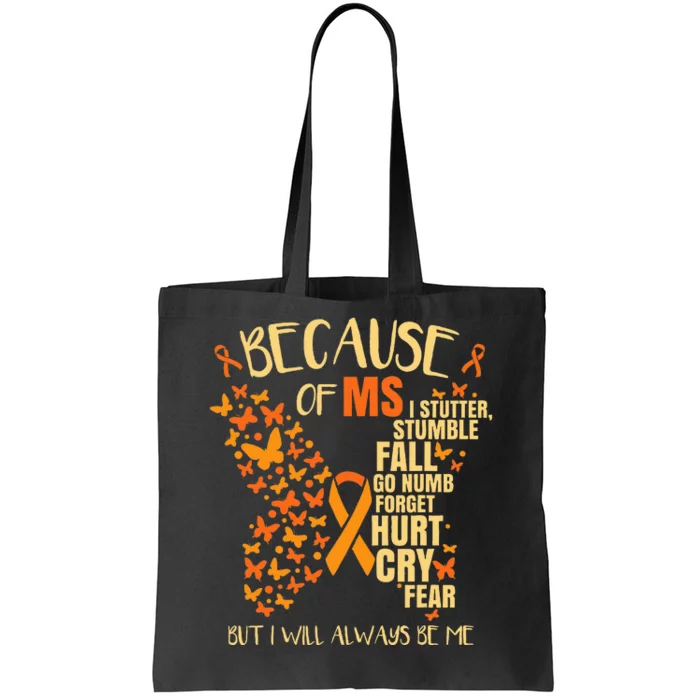 MS Multiple Sclerosis Tote Bag