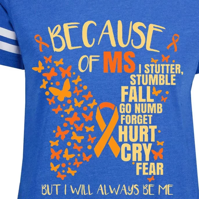 MS Multiple Sclerosis Enza Ladies Jersey Football T-Shirt