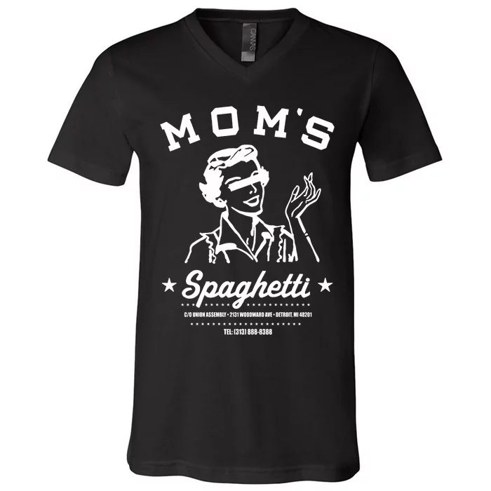 Momsspaghetti MomS Spaghetti Detroit Mi V-Neck T-Shirt