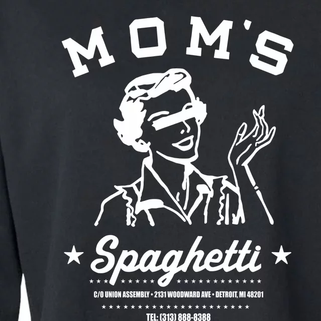 Momsspaghetti MomS Spaghetti Detroit Mi Cropped Pullover Crew