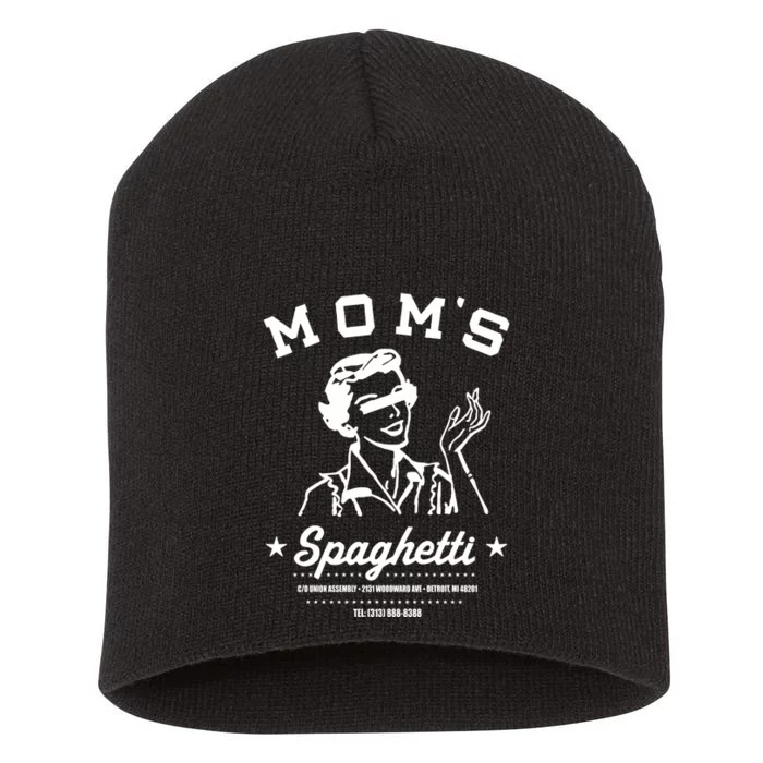 Momsspaghetti MomS Spaghetti Detroit Mi Short Acrylic Beanie