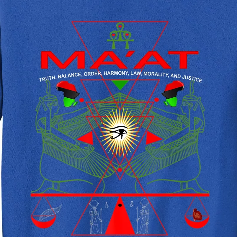 Ma'at Maat Sacred Geometry Science Egyptian Gift Art Gift Tall Sweatshirt