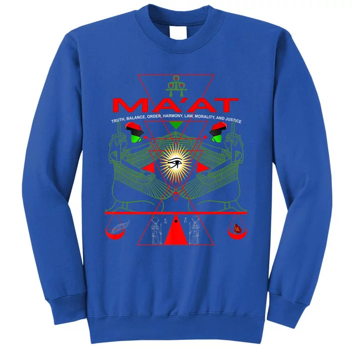 Ma'at Maat Sacred Geometry Science Egyptian Gift Art Gift Tall Sweatshirt