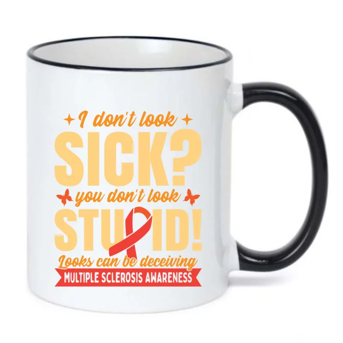 Ms Multiple Sclerosis Awareness Funny Gift Black Color Changing Mug