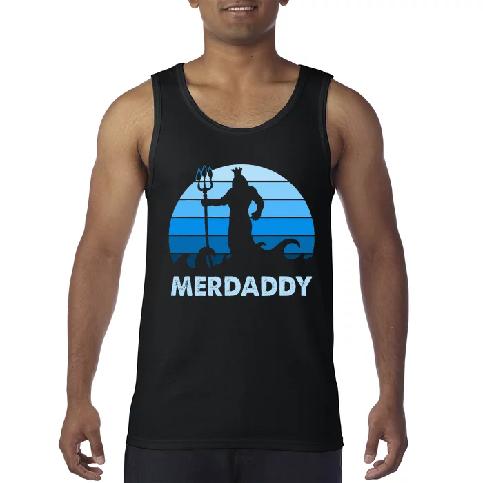 Merdaddy Mermaid Security Merman Daddy Tank Top