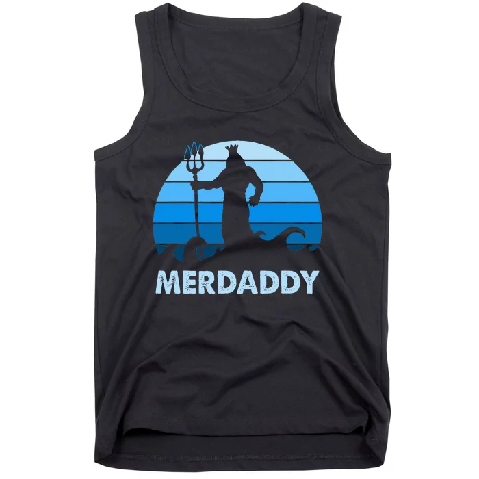 Merdaddy Mermaid Security Merman Daddy Tank Top