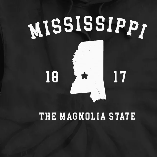 Mississippi Magnolia State Tie Dye Hoodie