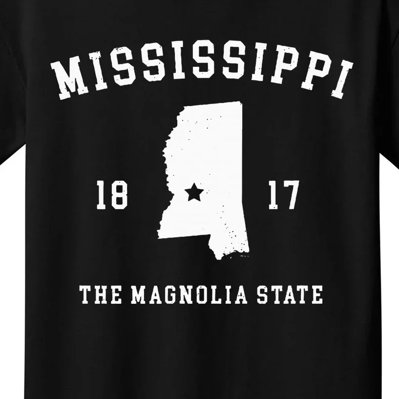 Mississippi Magnolia State Kids T-Shirt