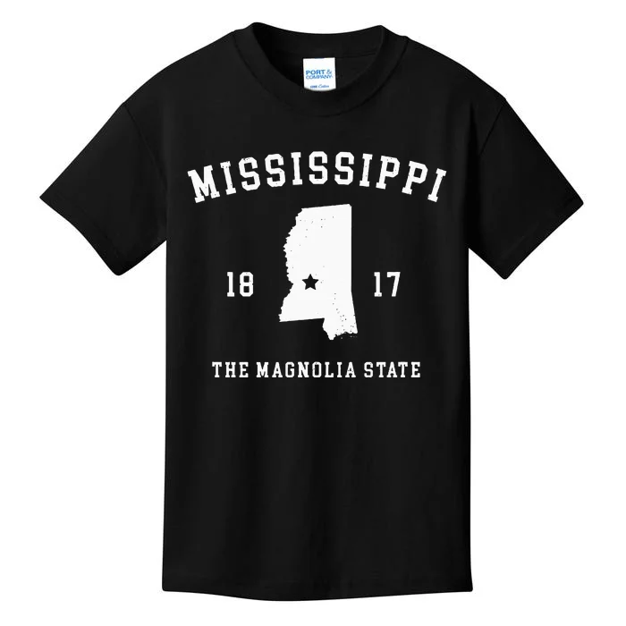 Mississippi Magnolia State Kids T-Shirt