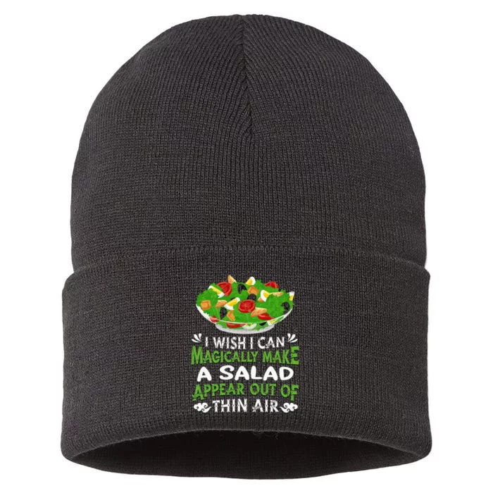 Magically Make Salads Appear Out Of Thin Air Salad Sustainable Knit Beanie