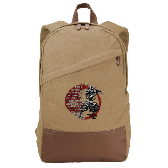 Miyamoto Musashi Samurai Ronin Cotton Canvas Backpack