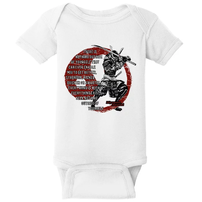 Miyamoto Musashi Samurai Ronin Baby Bodysuit