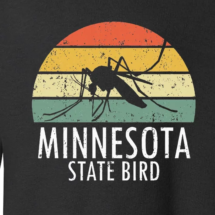 Minnesota Mosquito State Bird Funny Camping Outdoors Toddler Sweatshirt