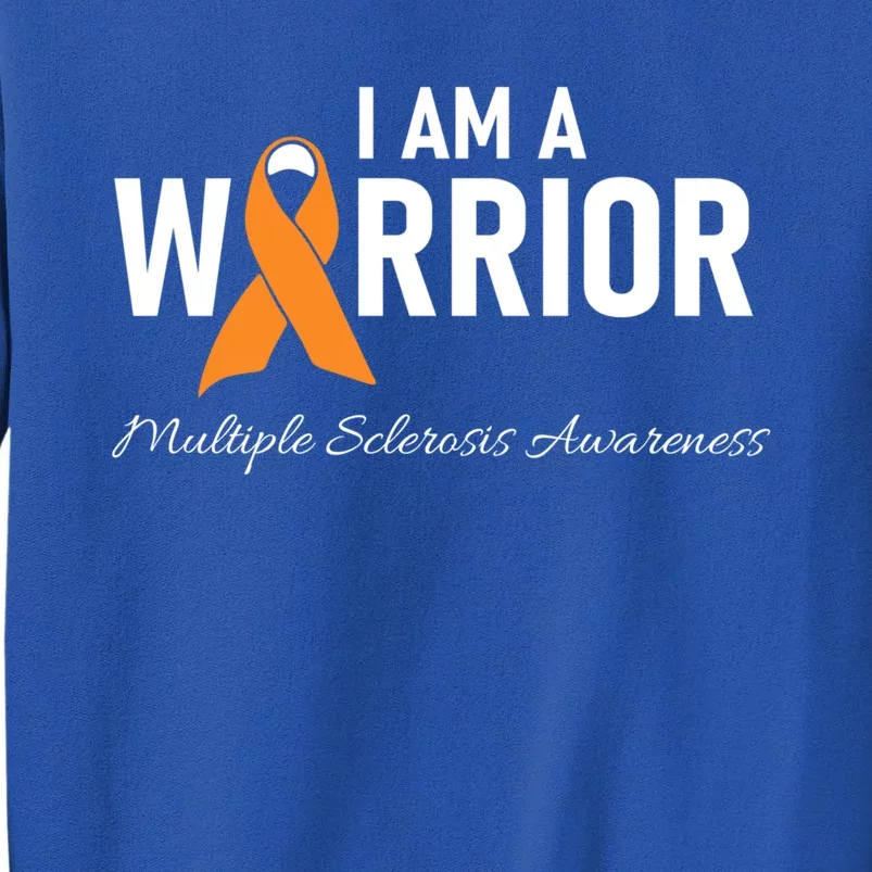 Ms Multiple Sclerosis Awareness Orange Ribbon Gift Tall Sweatshirt