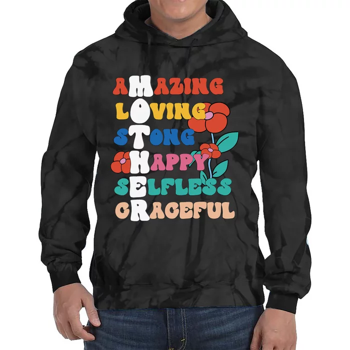 MOTHER Meaning Shirt I Love Mom Mothers Day Tie Dye Hoodie