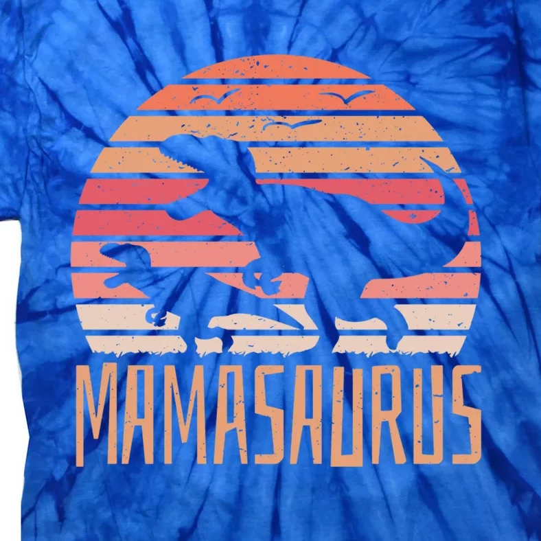 Mamasaurus Mom Strong Love Proud Dinosaur Cool Gift Tie-Dye T-Shirt