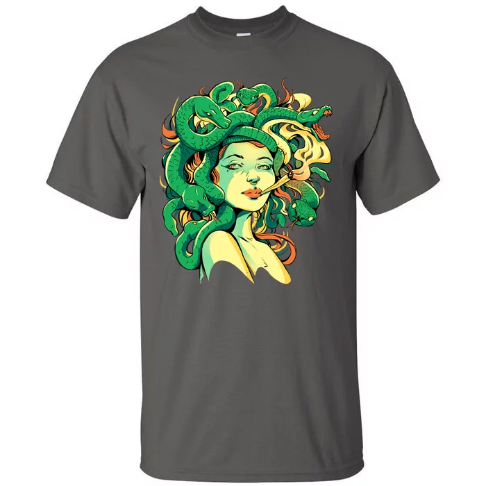 Medusa Marijuana Stoner Tall T-Shirt