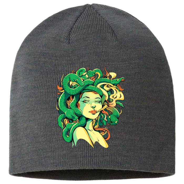 Medusa Marijuana Stoner 8 1/2in Sustainable Knit Beanie