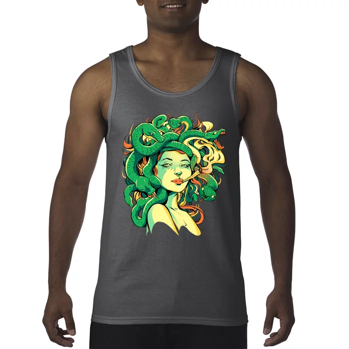 Medusa Marijuana Stoner Tank Top