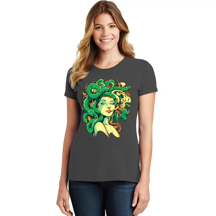 Medusa Marijuana Stoner Women's T-Shirt