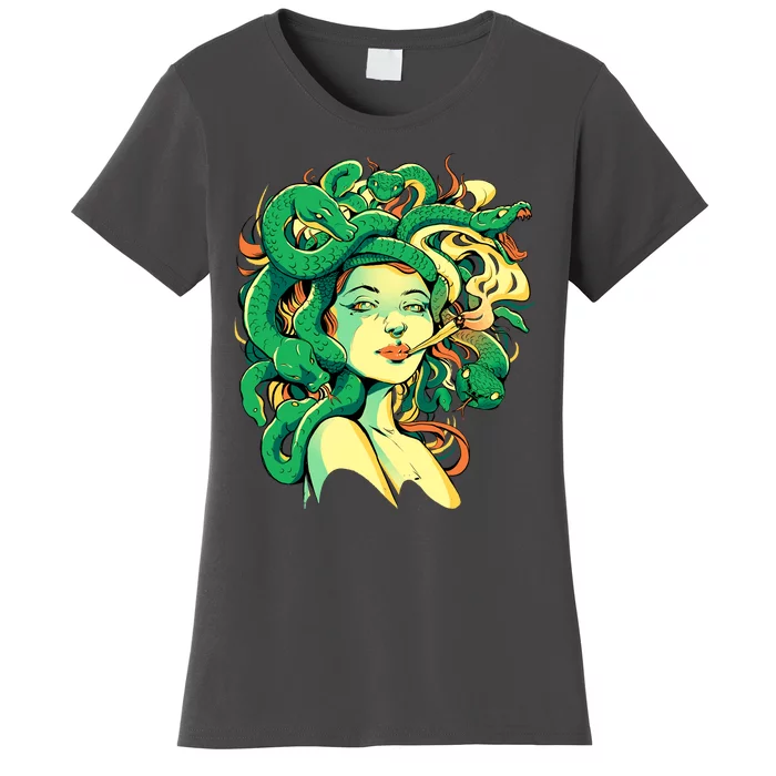 Medusa Marijuana Stoner Women's T-Shirt