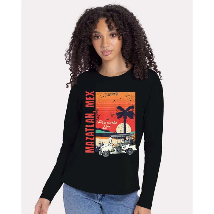 Mazatlan Mexico Sinaloa Pulmonia Vacation Cruise Souvenir Womens Cotton Relaxed Long Sleeve T-Shirt