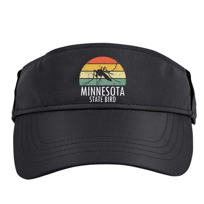 Minnesota Mosquito State Bird Funny Camping Outdoors Adult Drive Performance Visor