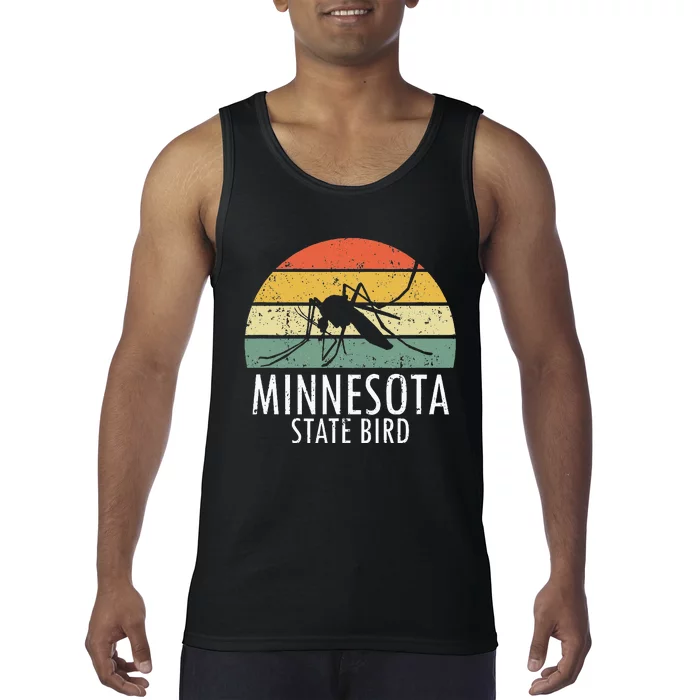 Minnesota Mosquito State Bird Funny Camping Outdoors Tank Top