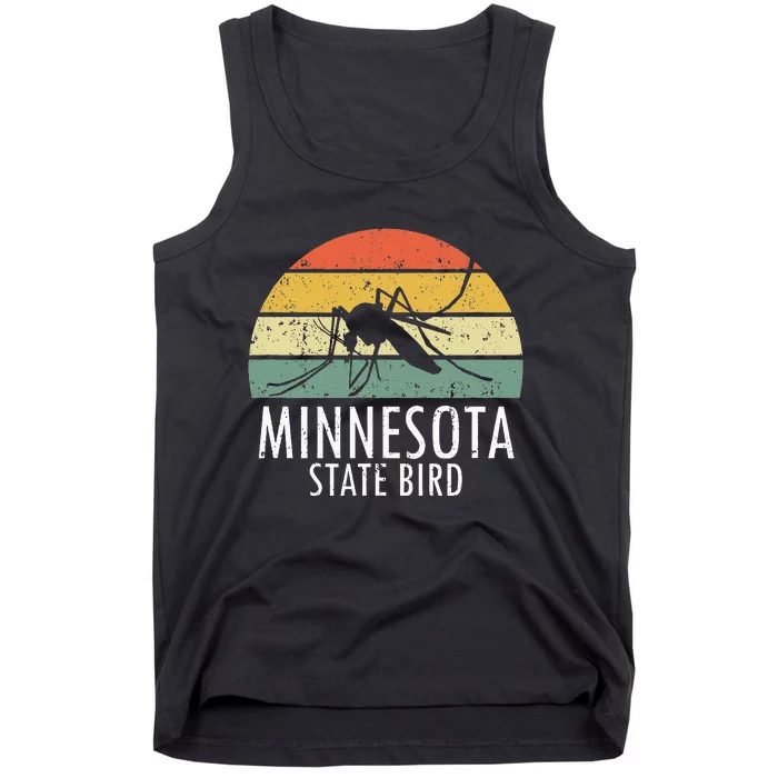 Minnesota Mosquito State Bird Funny Camping Outdoors Tank Top