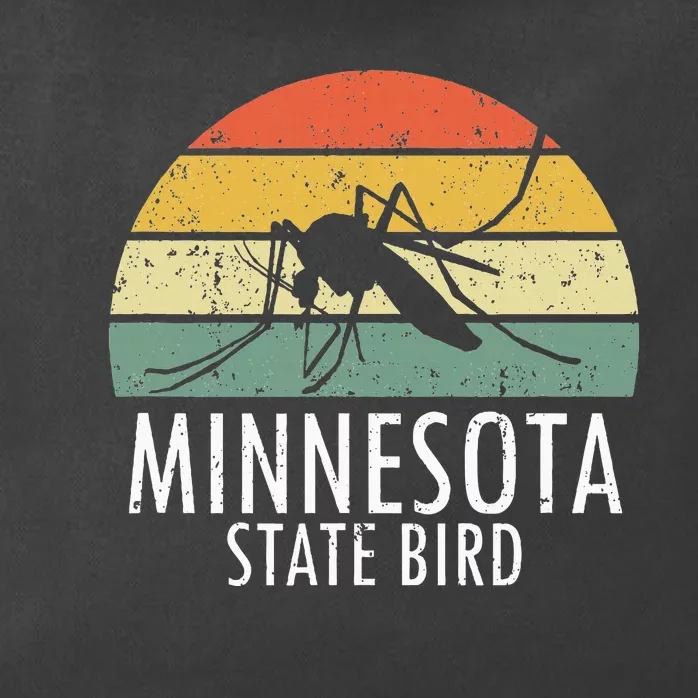 Minnesota Mosquito State Bird Funny Camping Outdoors Zip Tote Bag