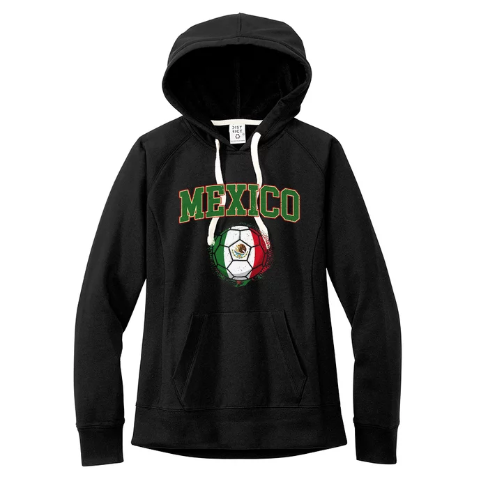 Mexico Mexican Soccer Tournament Game Women's Fleece Hoodie