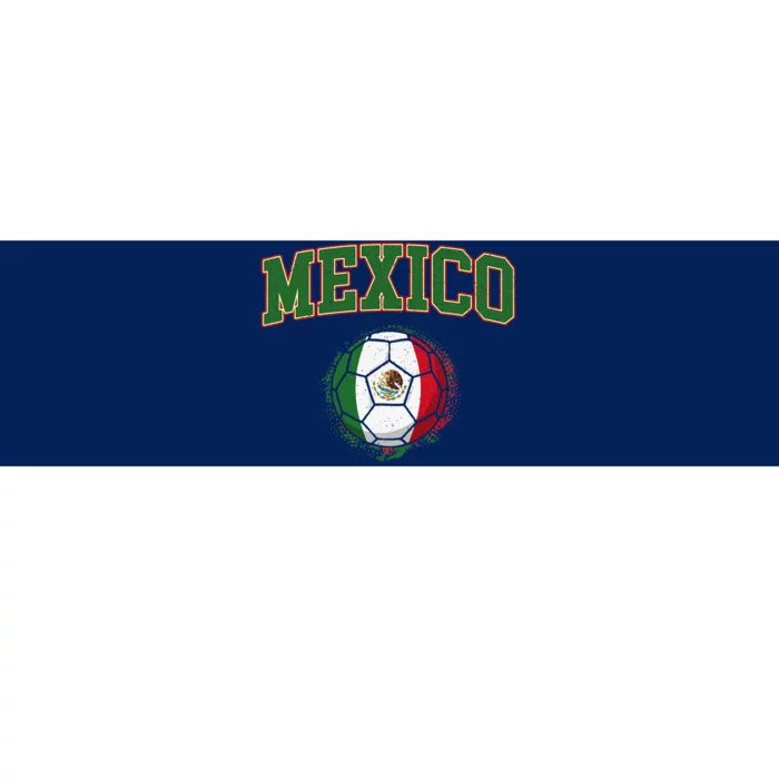 Mexico Mexican Soccer Tournament Game Bumper Sticker