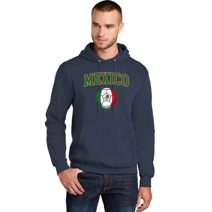 Mexico Mexican Soccer Tournament Game Tall Hoodie