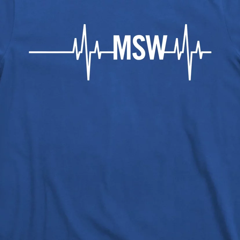 Msw Masters Social Worker Funny Gift Social Work Month Funny Gift T-Shirt