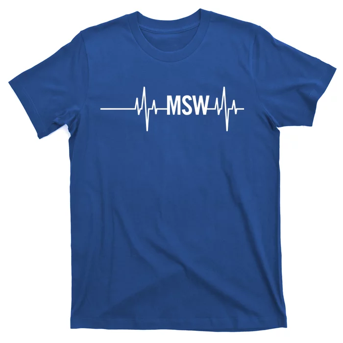 Msw Masters Social Worker Funny Gift Social Work Month Funny Gift T-Shirt