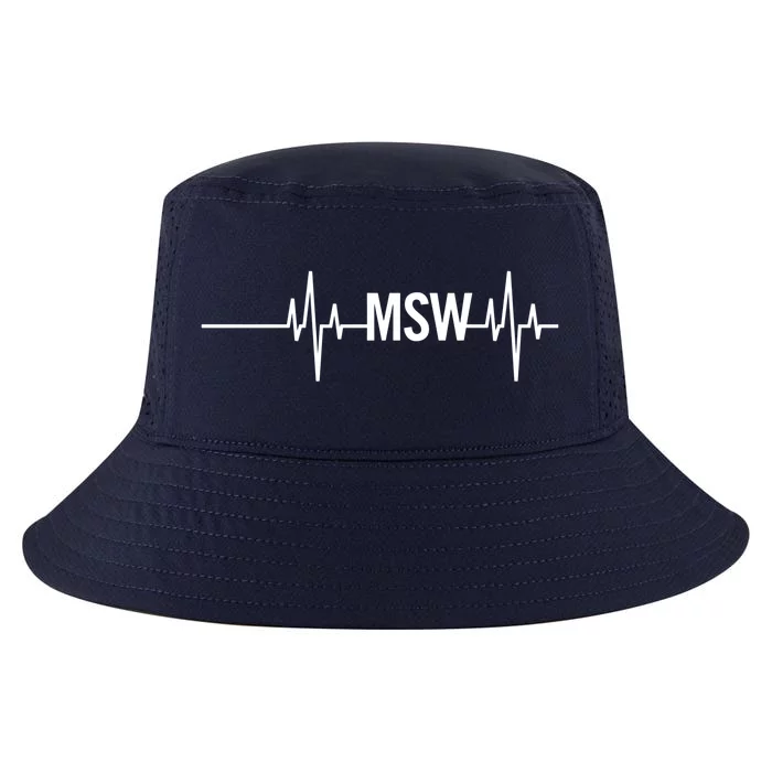 Msw Masters Social Worker Funny Gift Social Work Month Funny Gift Cool Comfort Performance Bucket Hat