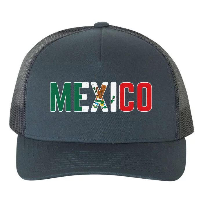 Mexico Mexican Soccer Fan Gift Yupoong Adult 5-Panel Trucker Hat