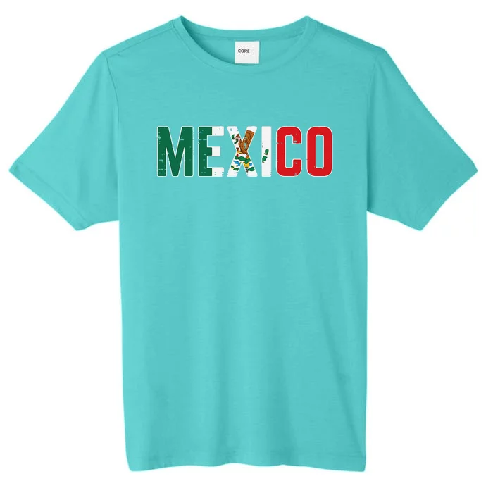 Mexico Mexican Soccer Fan Gift ChromaSoft Performance T-Shirt