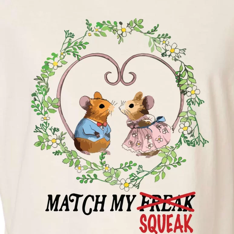 Match My Squeak Garment-Dyed Women's Muscle Tee