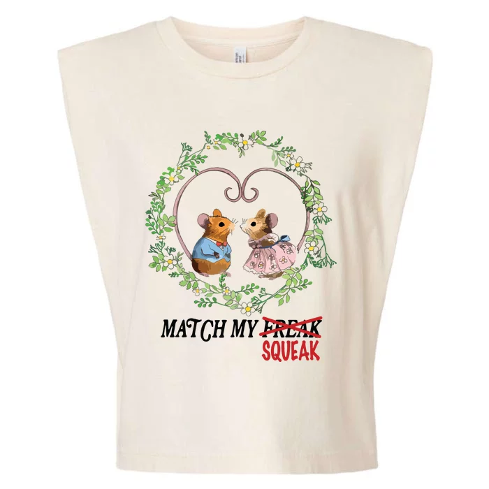 Match My Squeak Garment-Dyed Women's Muscle Tee